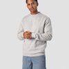 Herr ICIW Langarmat | Everyday Crewneck Men Light Grey Melange