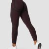 Dam ICIW Tights & Leggings | Rush Seamless Tights Burgundy