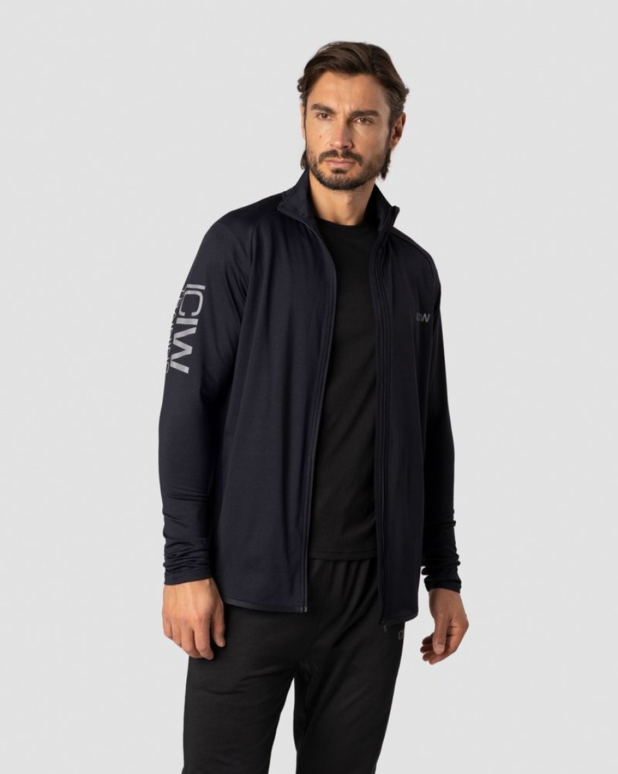 Herr ICIW Langarmat | Ultimate Training Zipper Navy