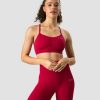 Dam ICIW Sport-Bh | Scrunch Seamless Sports Bra Deep Red