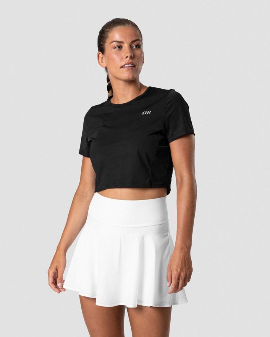 Dam ICIW T-Shirts | Training Cropped T-Shirt Black