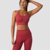 Dam ICIW Sport-Bh | Ribbed Define Seamless Sports Bra Autumn Red