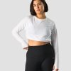 Dam ICIW Langarmat | Define Cropped Adjustable Long Sleeve White