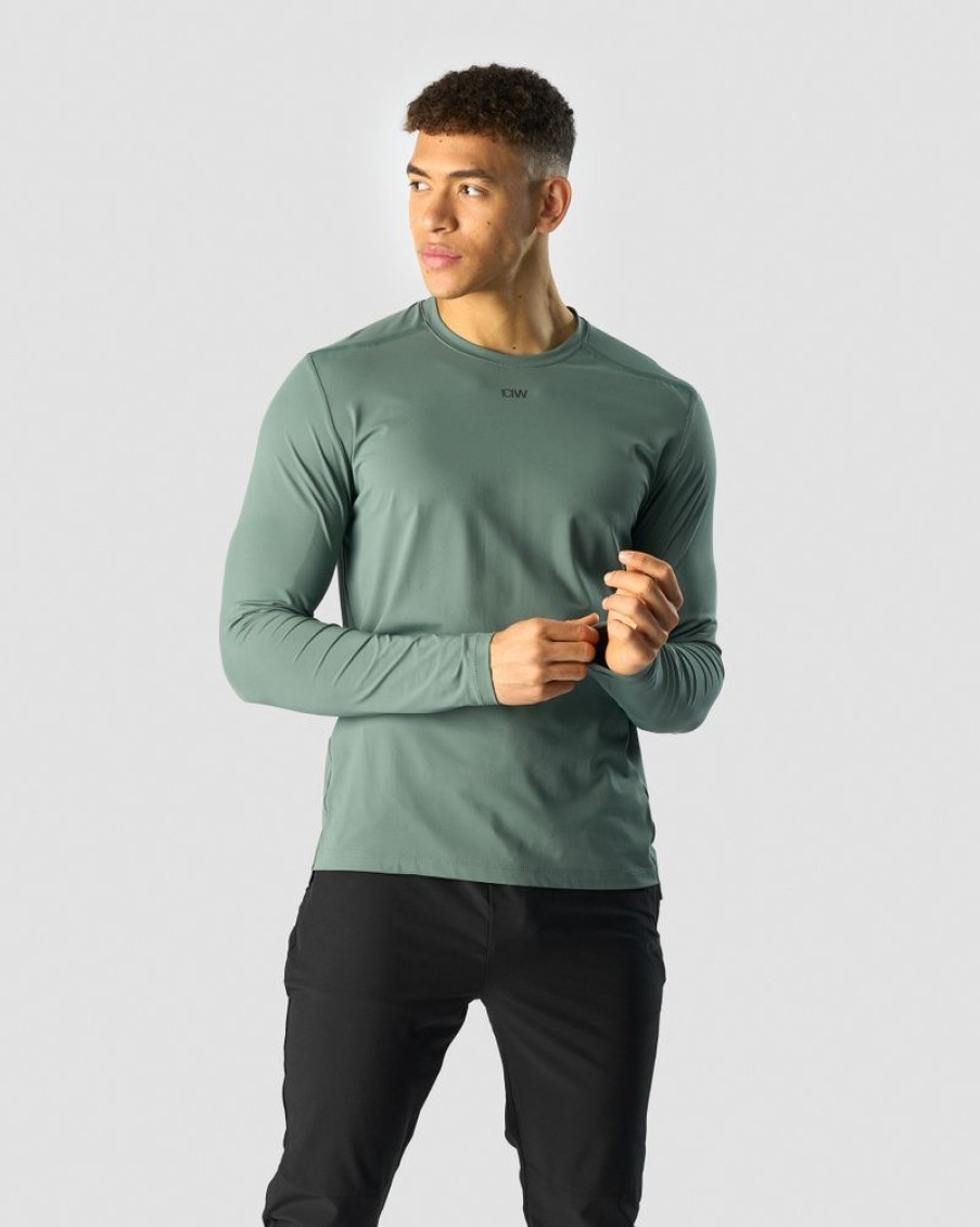 Herr ICIW Langarmat | Charge Longsleeve Men Sea Green