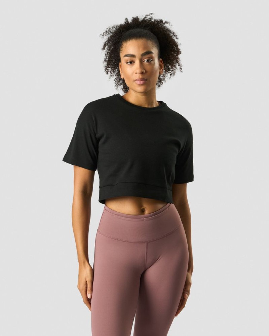 Dam ICIW T-Shirts | Stance Cropped T-Shirt Wmn Black