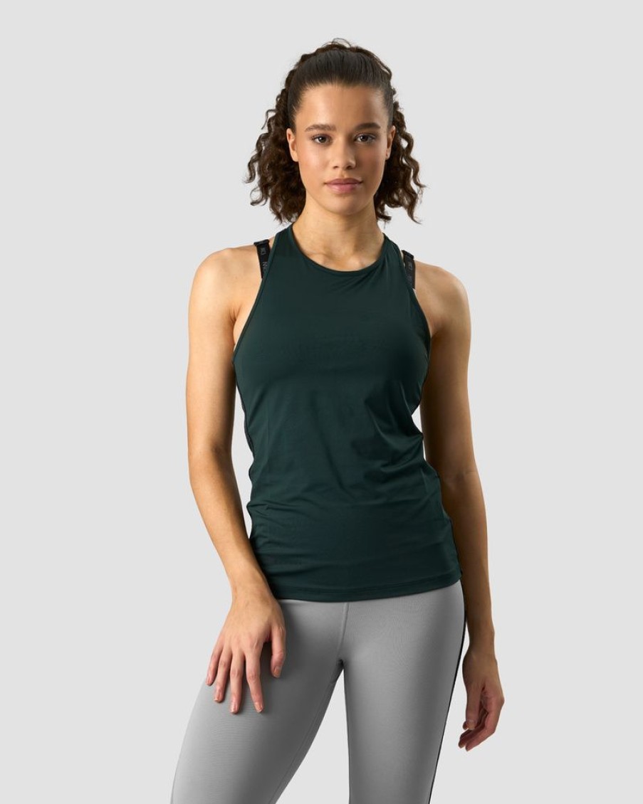 Dam ICIW Traningslinnen | Ultimate Training Tank Top Deep Green