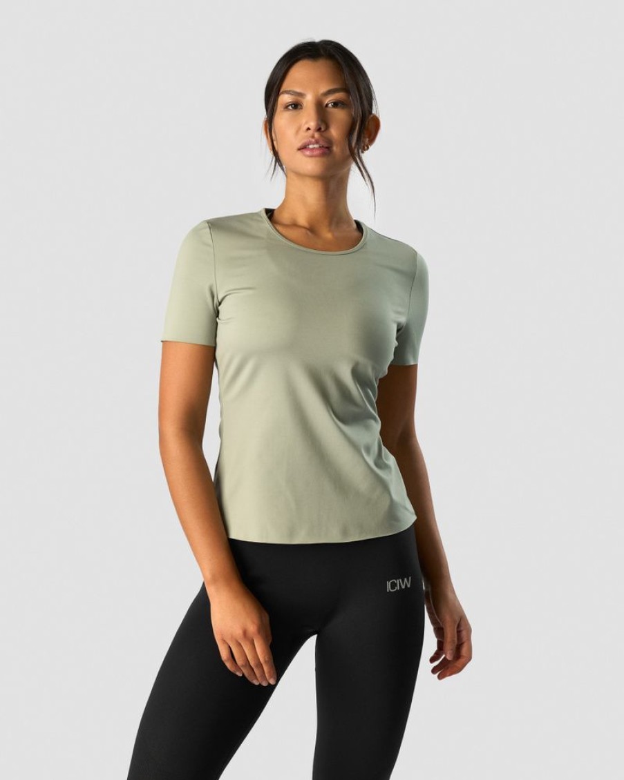 Dam ICIW T-Shirts | Nimble T-Shirt Light Sage Green