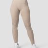 Dam ICIW Tights & Leggings | Define Seamless Logo Tights Wmn Sand/White