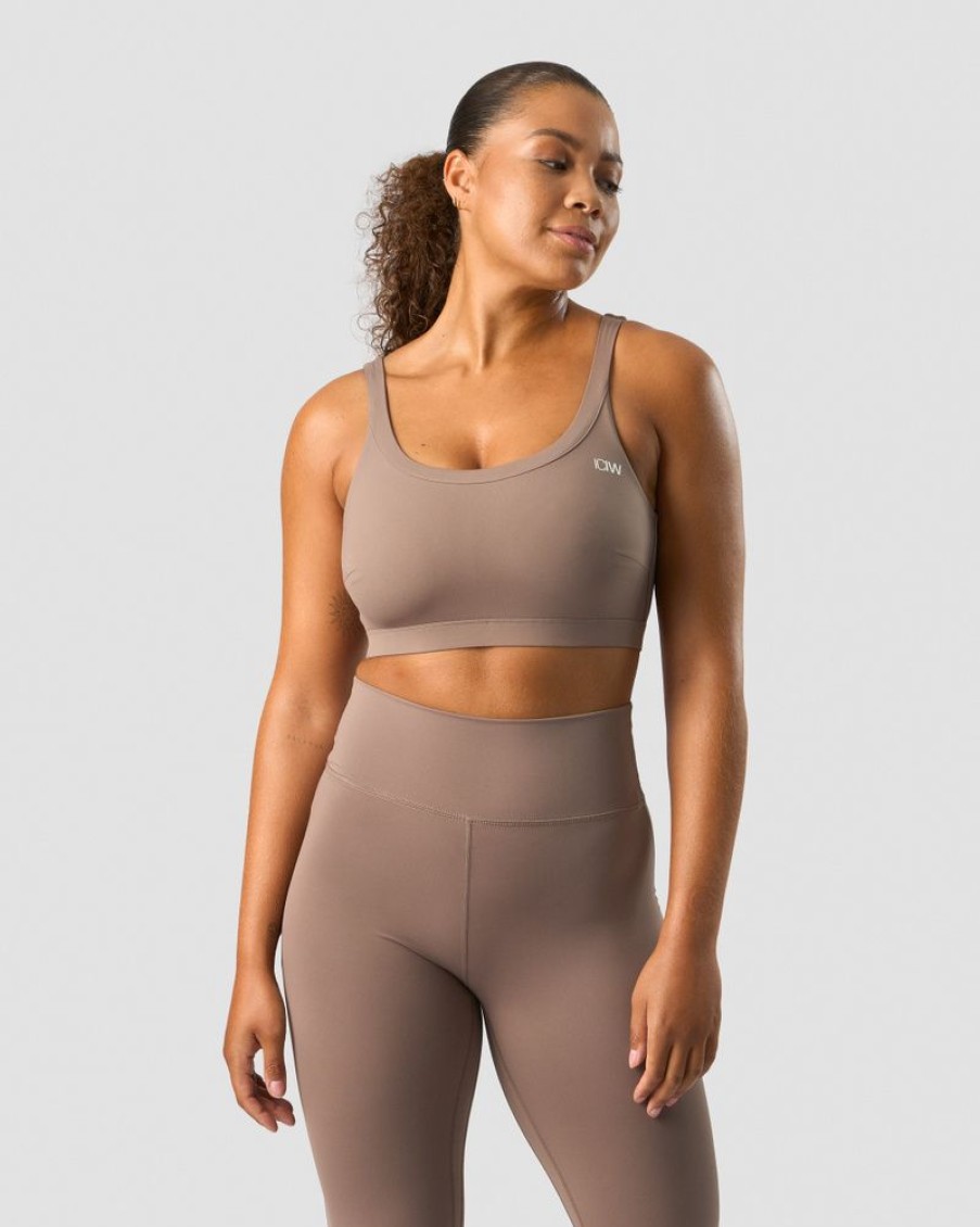 Dam ICIW Sport-Bh | Nimble Sports Bra Dusty Brown