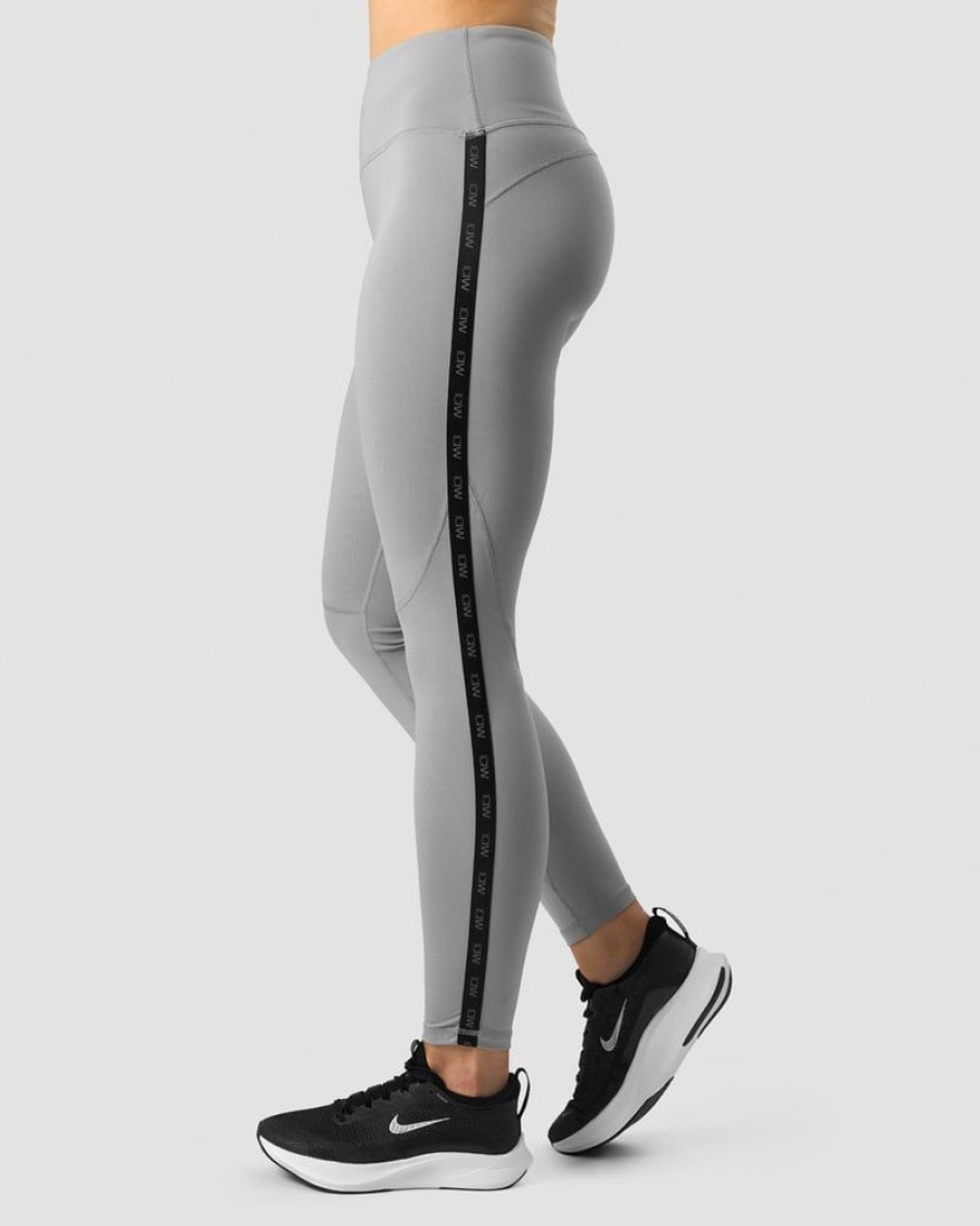 Dam ICIW Tights & Leggings | Ultimate Training Logo Tights Grey