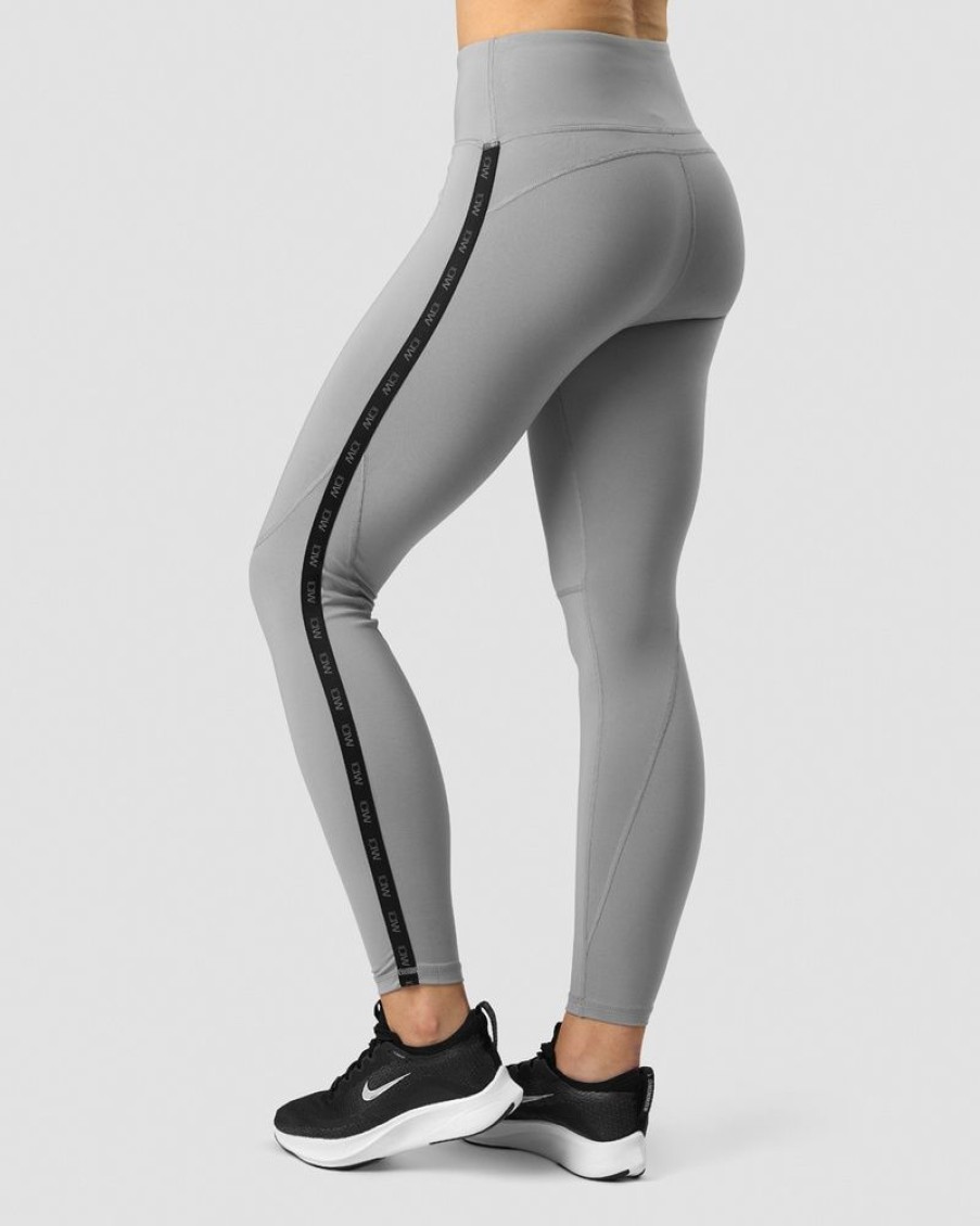 Dam ICIW Tights & Leggings | Ultimate Training Logo Tights Grey