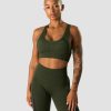 Dam ICIW Sport-Bh | Rush Seamless Sports Bra Dark Green