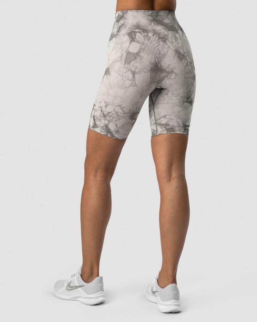 Dam ICIW Seamless | Define Seamless Tie Dye Biker Shorts Grey