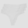 Dam ICIW Underklader | Invisible Thong 3-Pack White