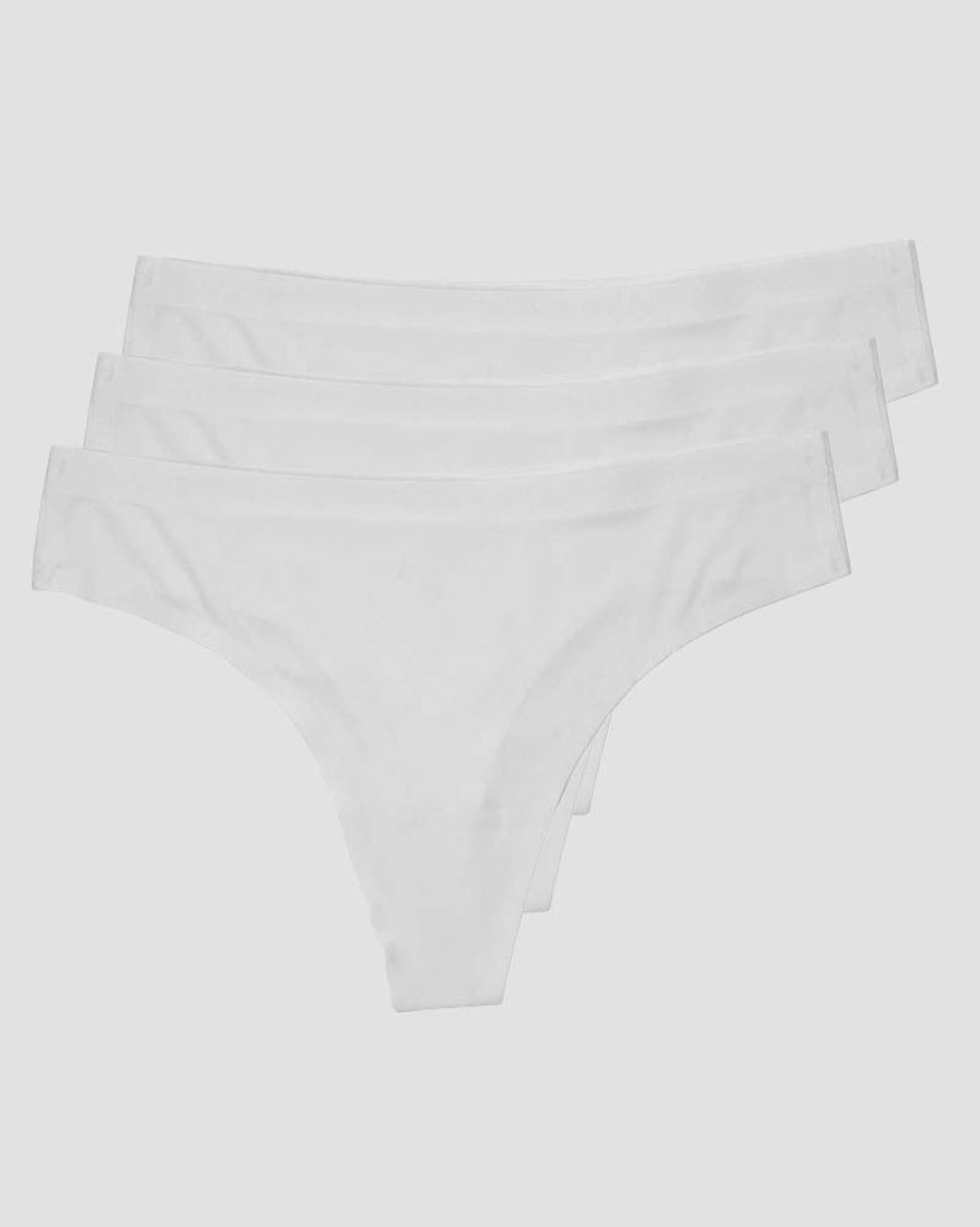 Dam ICIW Underklader | Invisible Thong 3-Pack White