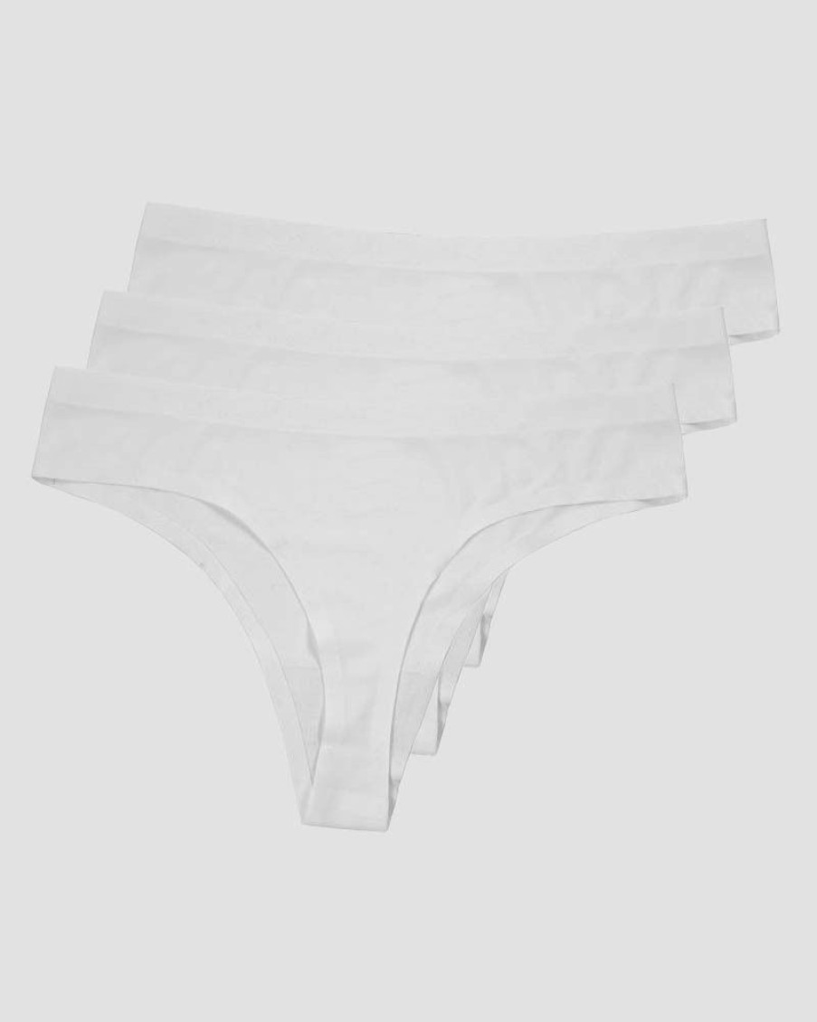 Dam ICIW Underklader | Invisible Thong 3-Pack White