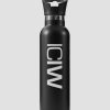 Dam ICIW Shakers, Flaskor | Stainless Steel Water Bottle Black W. White Logo 600Ml