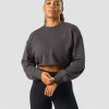 Dam ICIW Langarmat | Nimble Cropped Crewneck Clay