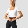 Dam ICIW T-Shirts | Nimble Soft Cropped T-Shirt White