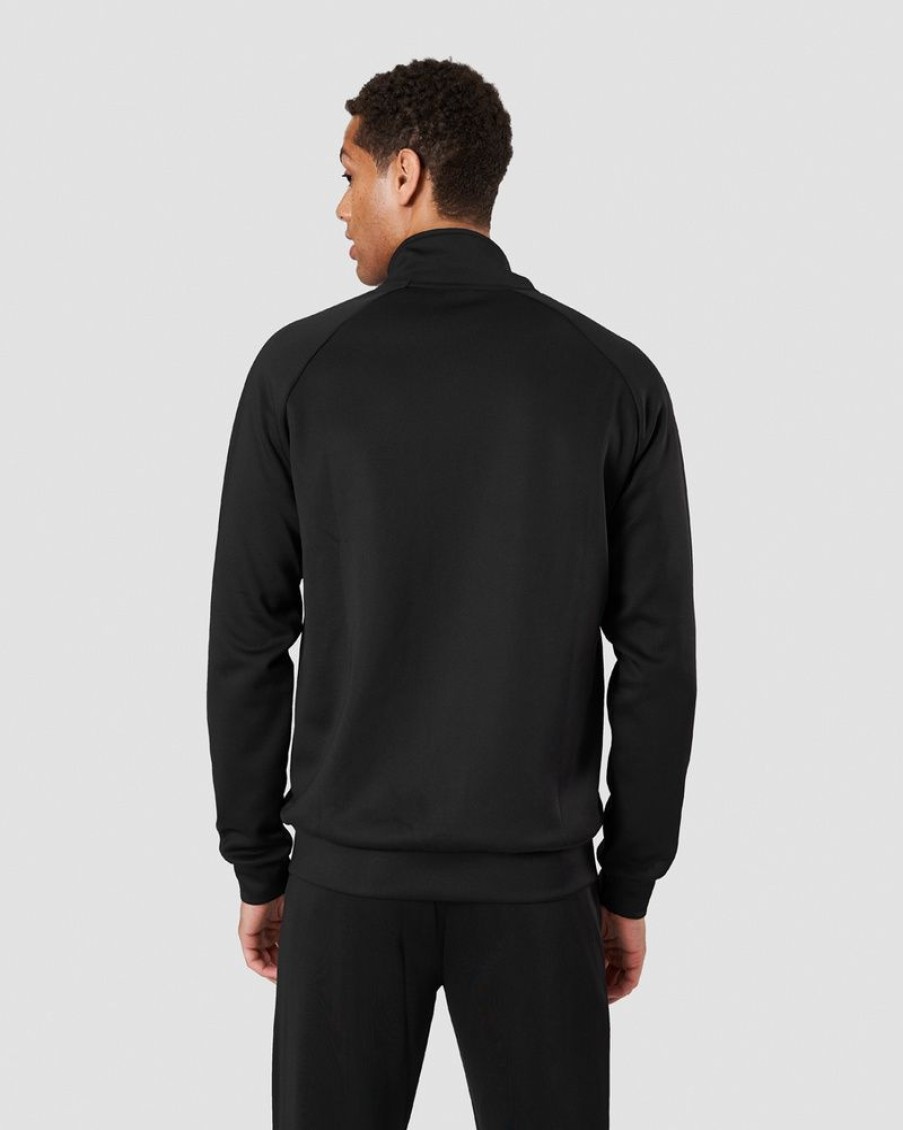 Herr ICIW Langarmat | Workout Track Jacket Black Men