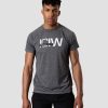 Herr ICIW T-Shirts | Training Mesh T-Shirt Grey Melange Men