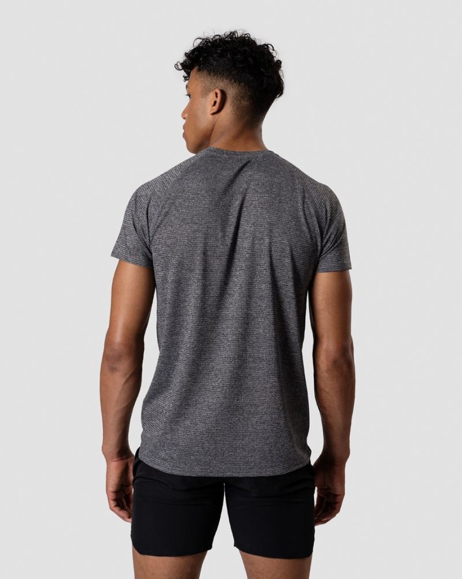 Herr ICIW T-Shirts | Training Mesh T-Shirt Grey Melange Men