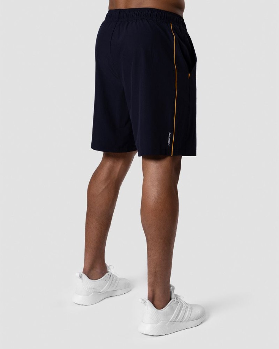 Herr ICIW Shorts | Training Stripe Shorts Navy Men