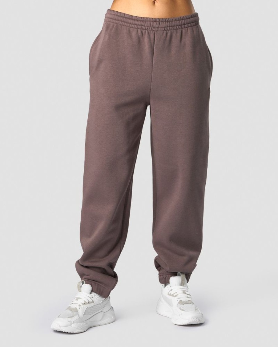 Dam ICIW Byxor | Everyday Sweatpants Wmn Dusty Brown