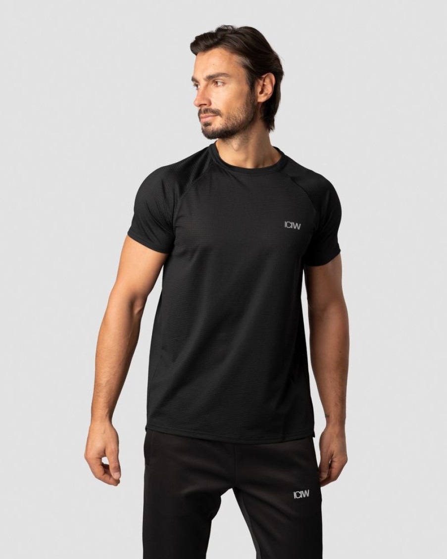 Herr ICIW T-Shirts | Training Mesh T-Shirt Black Men