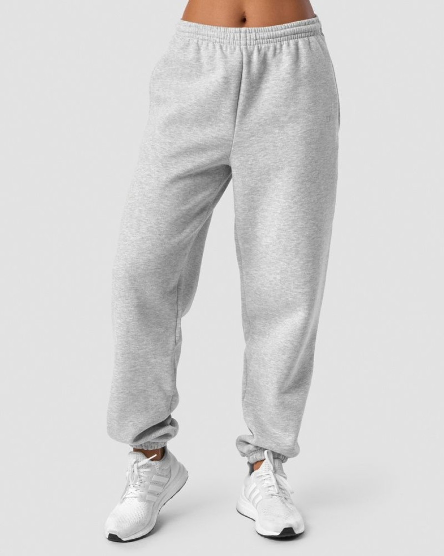 Dam ICIW Byxor | Everyday Sweatpants Wmn Light Grey Melange