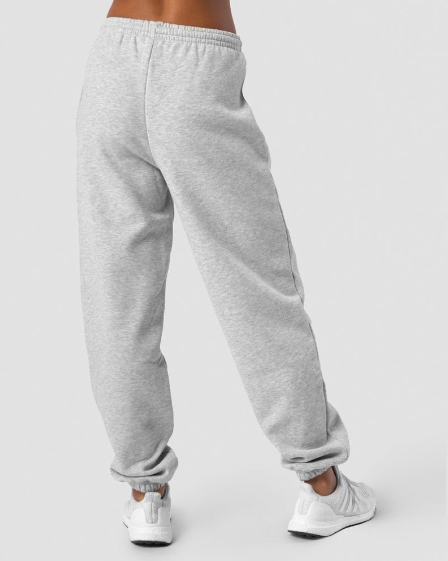 Dam ICIW Byxor | Everyday Sweatpants Wmn Light Grey Melange