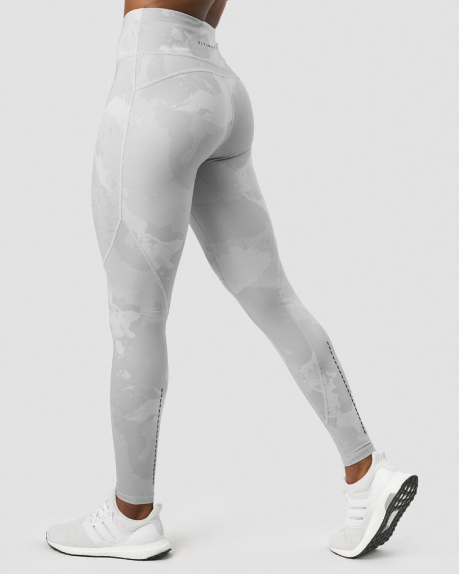 Dam ICIW Tights & Leggings | Ultimate Training Tights Wmn Grey Camo