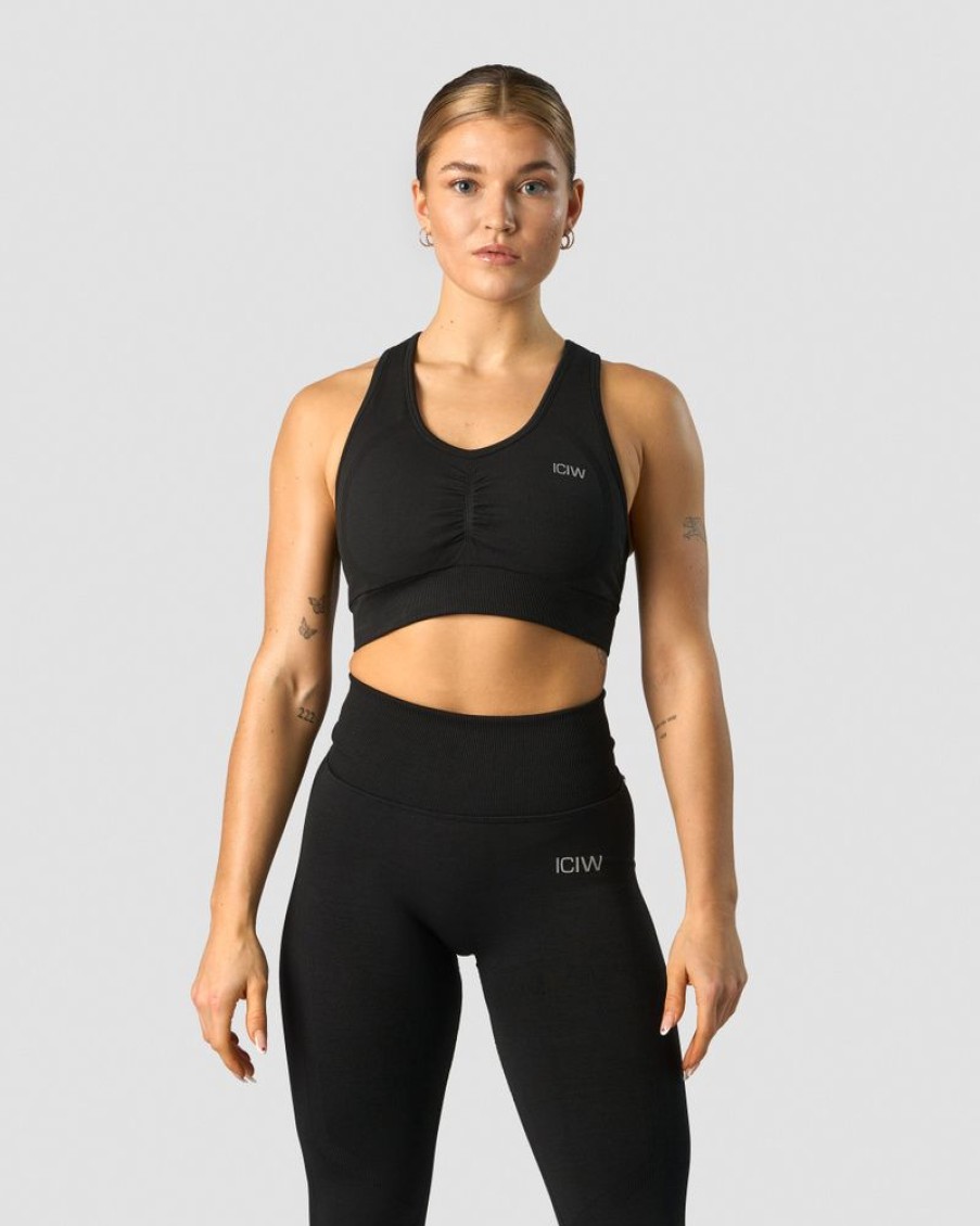 Dam ICIW Sport-Bh | Rush Seamless Sports Bra Black