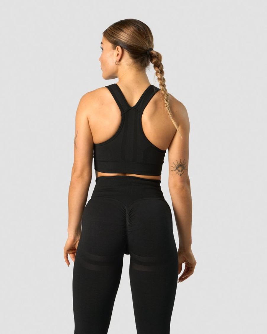 Dam ICIW Sport-Bh | Rush Seamless Sports Bra Black