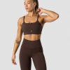 Dam ICIW Sport-Bh | Stride Strappy Sportsbra Dark Brown