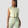 Dam ICIW Traningslinnen | Rush Cropped Tank Top Light Sage Green