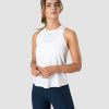 Dam ICIW Traningslinnen | High Neck Tank Top White