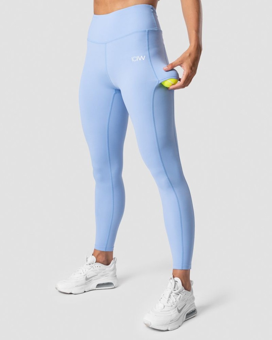 Dam ICIW Tights & Leggings | Training Tights Sky Blue Wmn