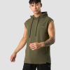 Herr ICIW Linnen | Stride Sleeveless Hoodie Men Dark Green