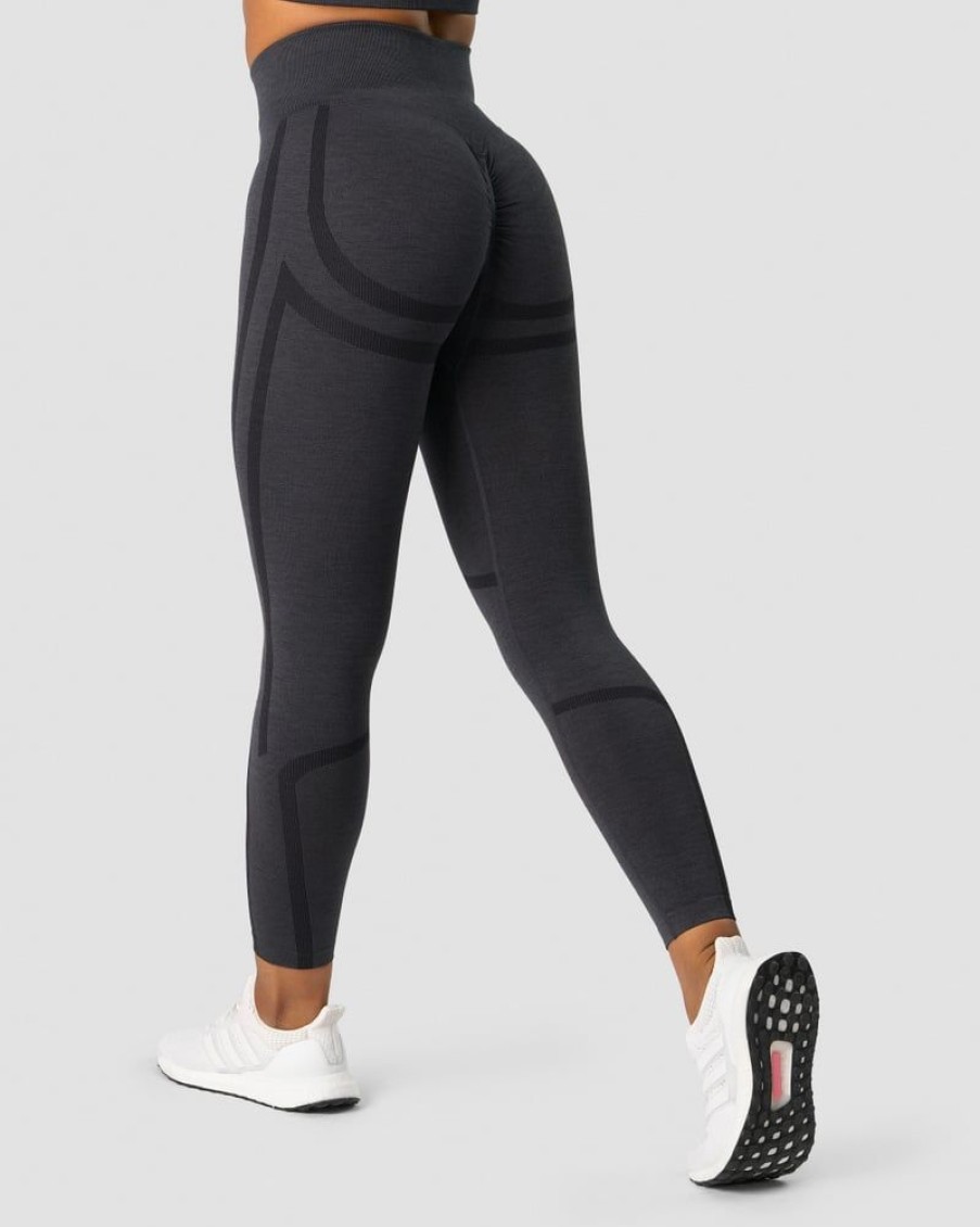 Dam ICIW Tights & Leggings | Rush Seamless Tights Graphite