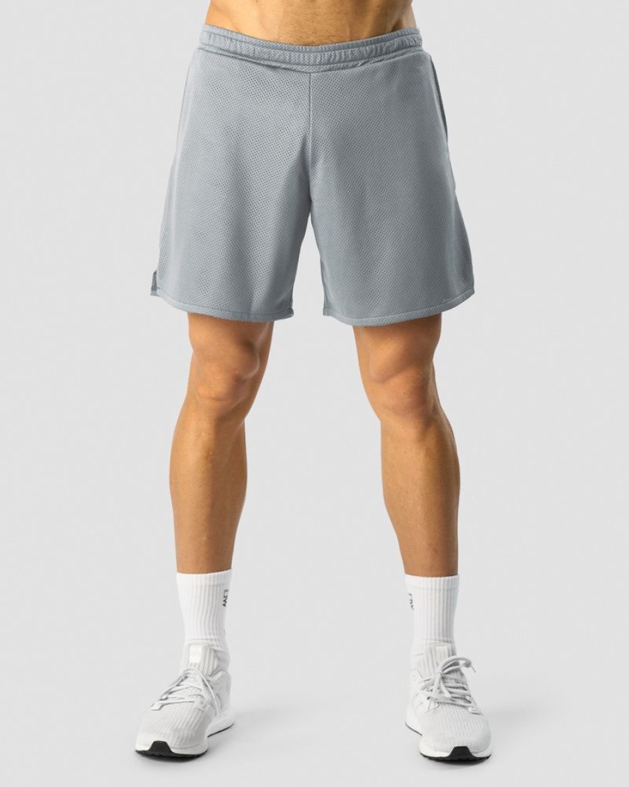 Herr ICIW Shorts | Revive Mesh Shorts Men Dusty Blue