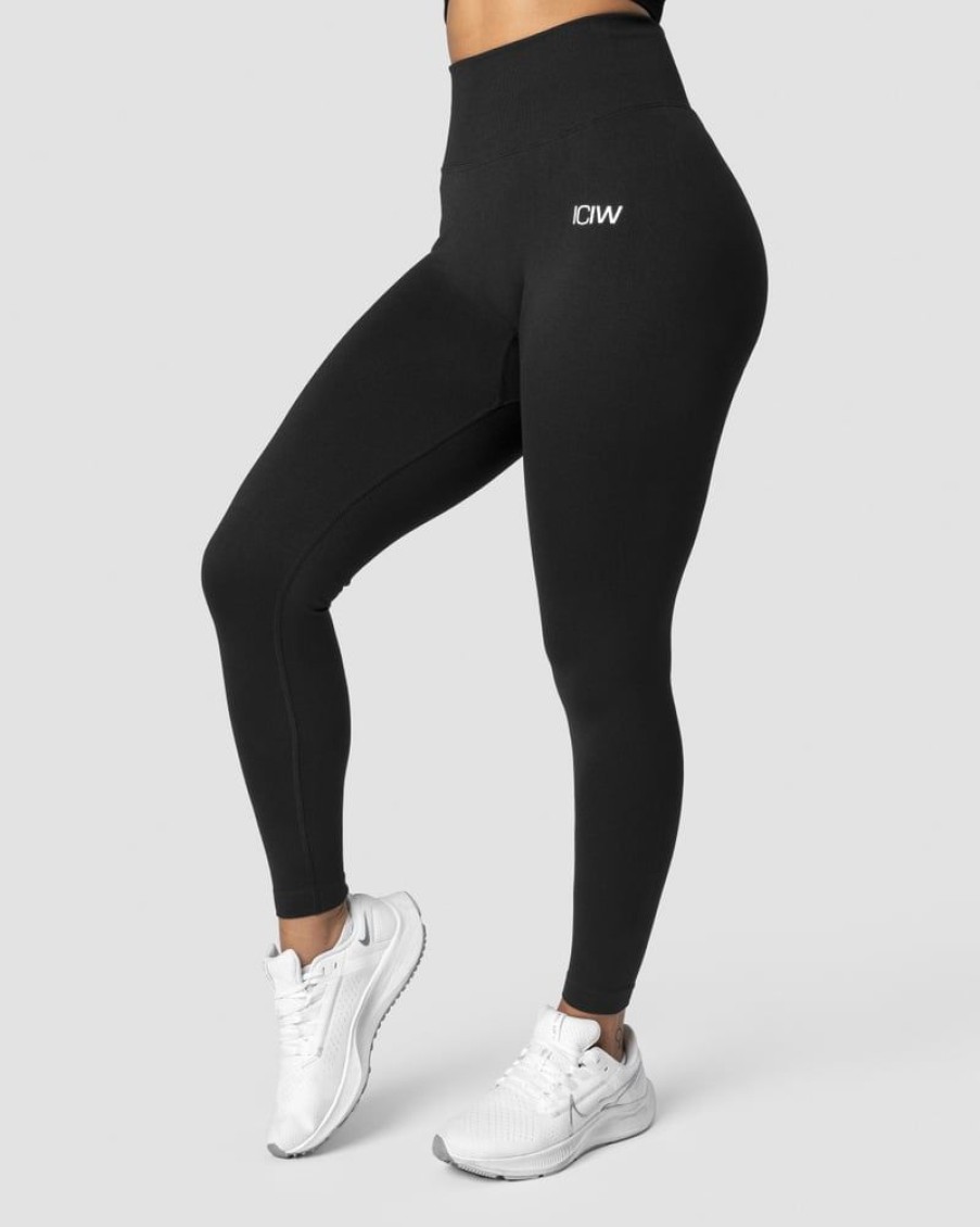 Dam ICIW Tights & Leggings | Scrunch Seamless Tights Black