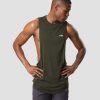 Herr ICIW Linnen | Training Open Tank Top Dark Army Men