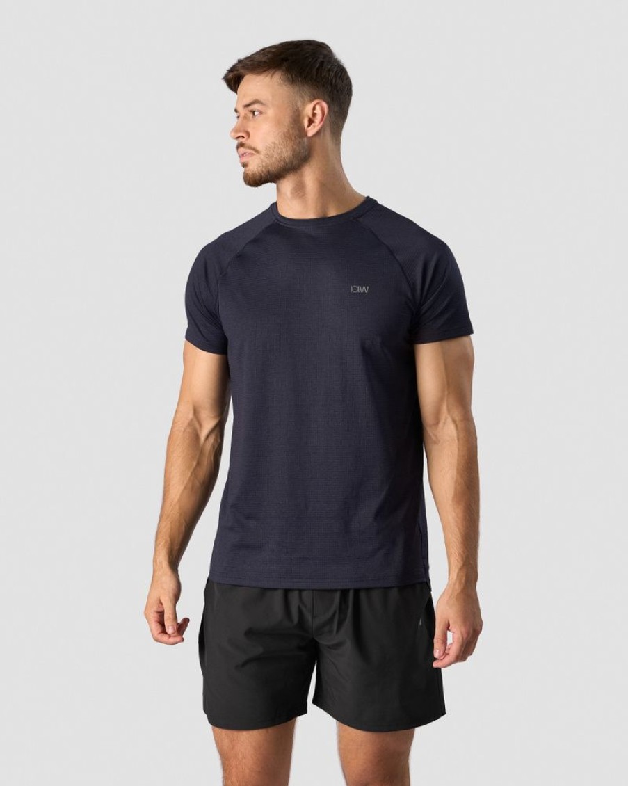 Herr ICIW T-Shirts | Training Mesh T-Shirt Men Navy