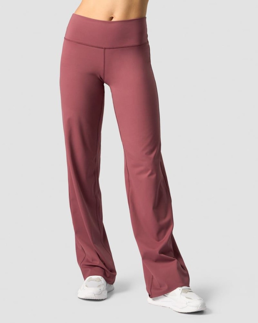 Dam ICIW Byxor | Nimble Straight Leg Pants Wild Berry