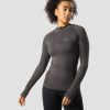 Dam ICIW Seamless | Everyday Seamless 1/4 Zip Wmn Graphite