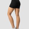 Dam ICIW Shorts | Scrunch V-Shape Tight Shorts Black