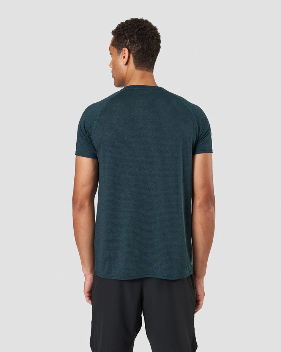 Herr ICIW T-Shirts | Training Mesh T-Shirt Vivid Green Melange Men