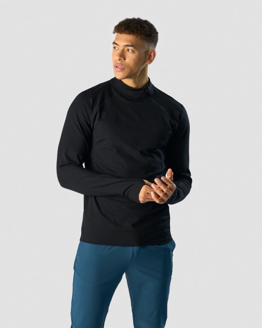 Herr ICIW Langarmat | Charge Longsleeve 1/4 Zip Men Black