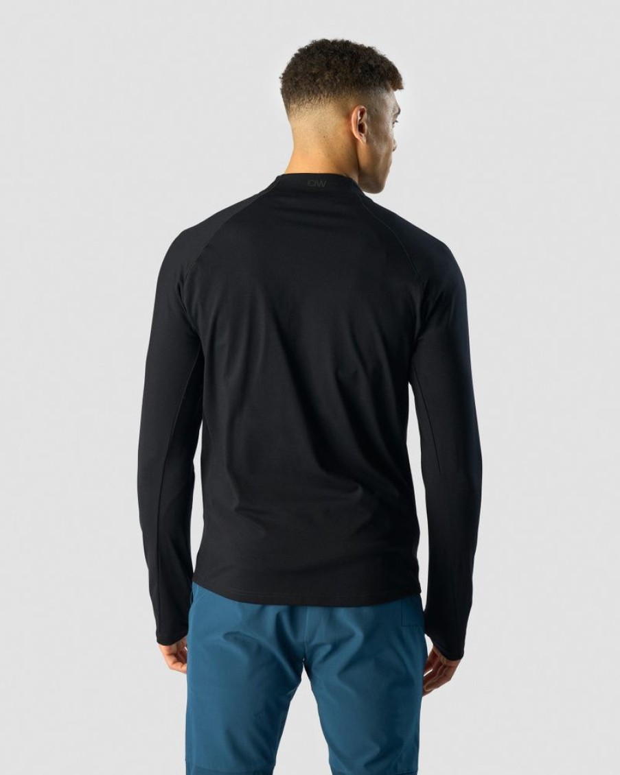 Herr ICIW Langarmat | Charge Longsleeve 1/4 Zip Men Black